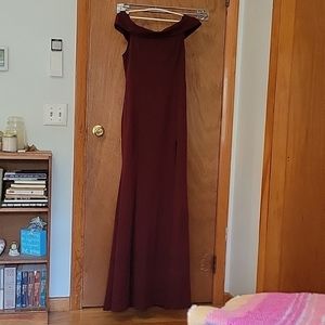 Burgandy Windsor Dress